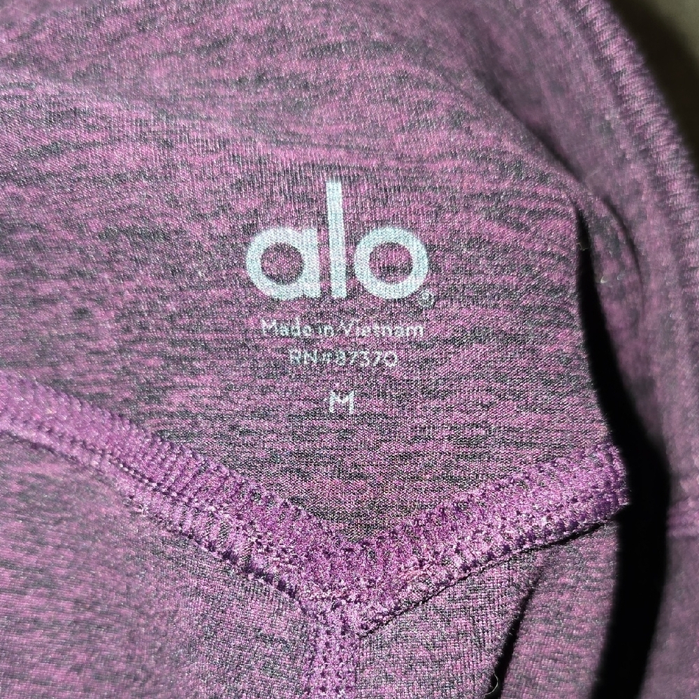 ALO Yoga Dark Purple Leggings - Picture 12 of 12